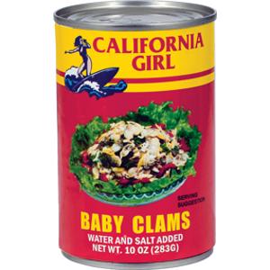 California Girl Baby Clams