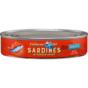California Girl Sardines in Tomato Sauce