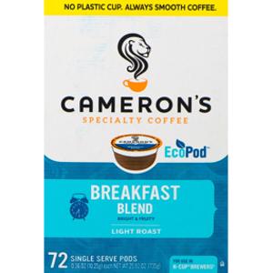 Cameron's Breakfast Blend Coffee Pods