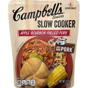 Campbell's Apple Bourbon Pulled Pork Slow Cooker Sauce