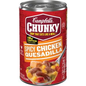 Campbell's Chunky Spicy Chicken Quesadilla Soup