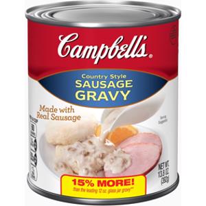 Campbell's Country Style Sausage Gravy