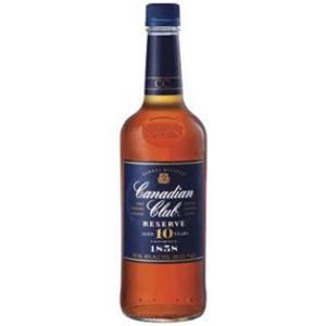 Canadian Club Reserve Whiskey