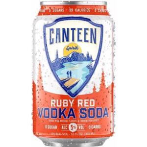 Canteen Spirits Ruby Red Grapefruit Vodka Soda