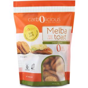 Carb-0-licious Onion & Garlic Melba Toast