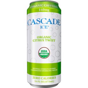 Cascade Ice Organic Citrus Twist Caffeinated Sparkling Water