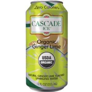 Cascade Ice Organic Ginger Lime Sparkling Water