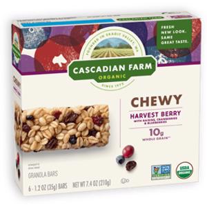 Cascadian Farm Organic Harvest Berry Chewy Bars
