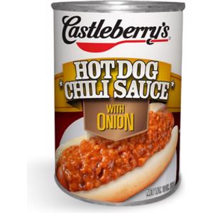 Castleberry's Hot Dog Chili Sauce w/ Onion