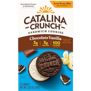 Catalina Crunch Chocolate Vanilla Sandwich Cookies
