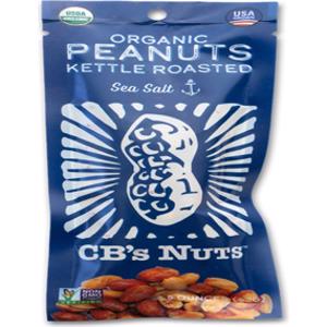 CB's Nuts Organic Kettle Roasted Sea Salt Peanuts