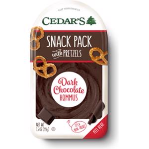 Cedar's Dark Chocolate Hommus Pretzels Snack Pack