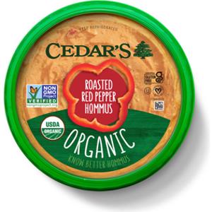 Cedar's Organic Roasted Red Pepper Hommus