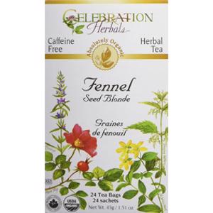 Celebration Herbals Organic Fennel Seed Blonde Tea