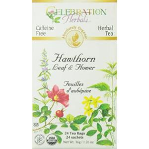Celebration Herbals Organic Hawthorne Leaf & Flower Tea