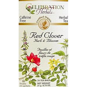 Celebration Herbals Organic Red Clover Herb & Blossom Tea
