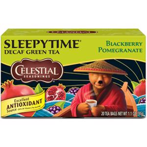 Celestial Seasonings Sleepytime Blackberry Pomegranate Decaf Green Tea