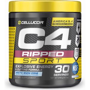 Cellucor C4 Ripped Sport Pre-Workout Arctic Snow Cone