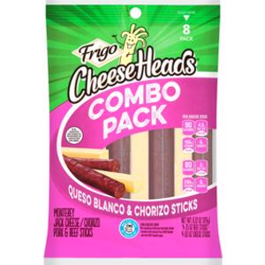 Cheese Heads Queso Blanco & Chorizo Sticks Combo Pack