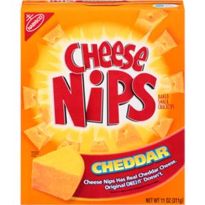Cheese Nips Cheddar Crackers
