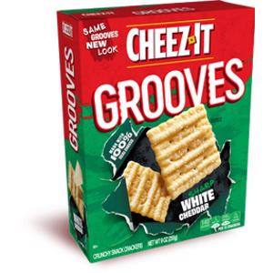 Cheez-It Grooves Sharp White Cheddar