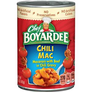 Chef Boyardee Chili Mac