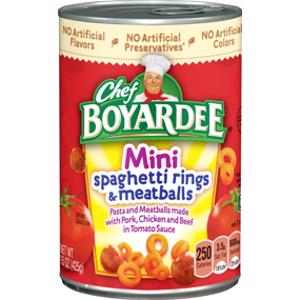 Chef Boyardee Mini Spaghetti Rings & Meatballs