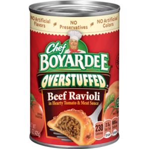 Chef Boyardee Overstuffed Beef Ravioli