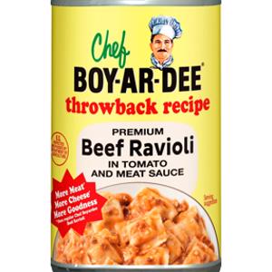 Chef Boyardee Throwback Recipe Beef Ravioli