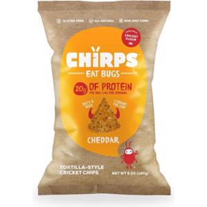 Chirps Cheddar Tortilla-Style Cricket Chips