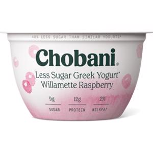 Chobani Less Sugar Willamette Raspberry Greek Yogurt