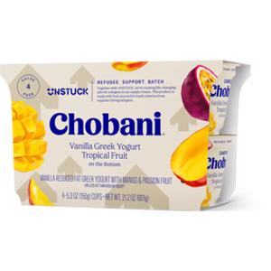 Chobani Tropical Fruit Vanilla Greek Yogurt
