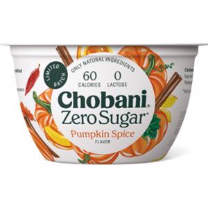 Chobani Zero Sugar Pumpkin Spice Yogurt