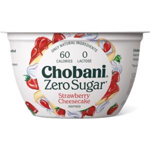 Chobani Zero Sugar Strawberry Cheesecake Yogurt