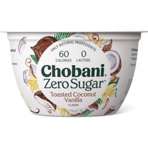 Chobani Zero Sugar Toasted Coconut Vanilla Yogurt
