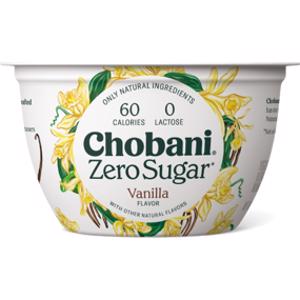 Chobani Zero Sugar Vanilla Yogurt