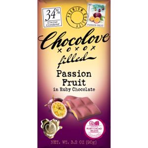 Chocolove Passion Fruit Ruby Chocolate Bar