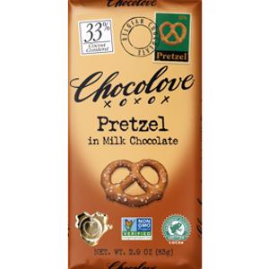 Chocolove Pretzel Milk Chocolate Bar