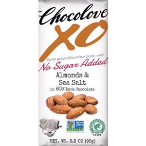 Chocolove XO Almonds & Sea Salt Dark Chocolate Bar