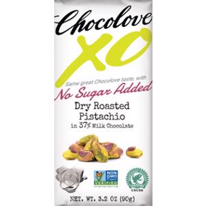 Chocolove XO Dry Roasted Pistachio Milk Chocolate Bar