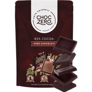 ChocZero 85% Dark Chocolate Squares