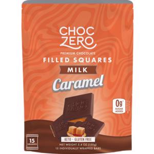 ChocZero Caramel Filled Milk Chocolate Squares