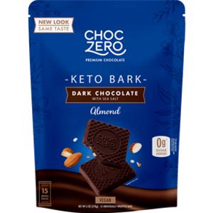 ChocZero Dark Chocolate Almond Keto Bark