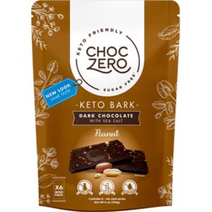 ChocZero Dark Chocolate Peanut Keto Bark
