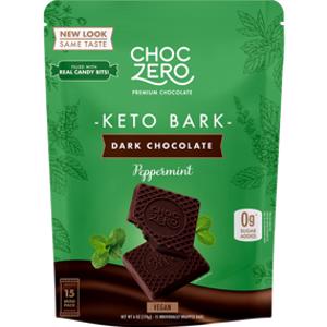 ChocZero Dark Chocolate Peppermint Keto Bark