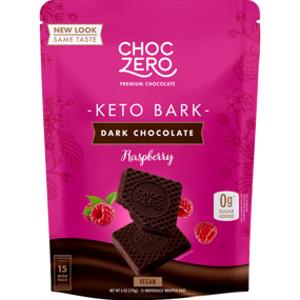 ChocZero Dark Chocolate Raspberry Keto Bark