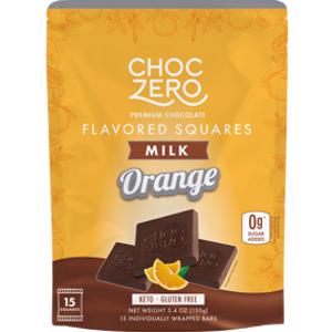 ChocZero Orange Milk Chocolate Squares