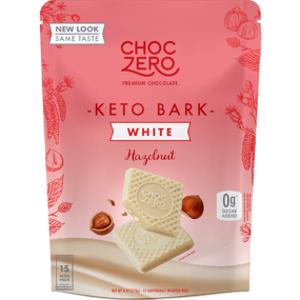 ChocZero White Chocolate Hazelnut Keto Bark