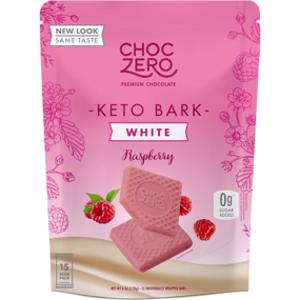 ChocZero White Chocolate Raspberry Keto Bark