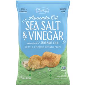 Clancy's Sea Salt & Vinegar Avocado Oil Kettle Chips